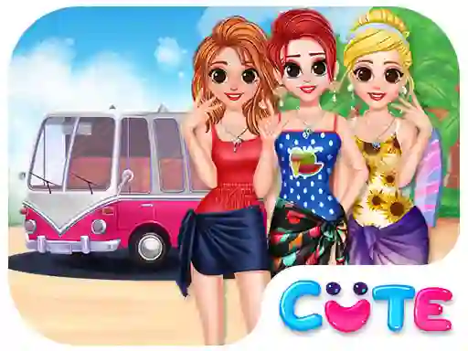Gra Besties Summer Vacation w Internecie