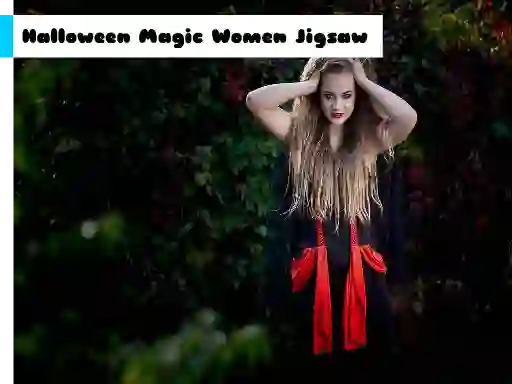 Gra Halloween Magic Women Jigsaw w Internecie