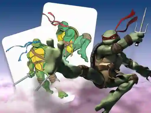 Gra Ninja Turtles Memory card Match w Internecie
