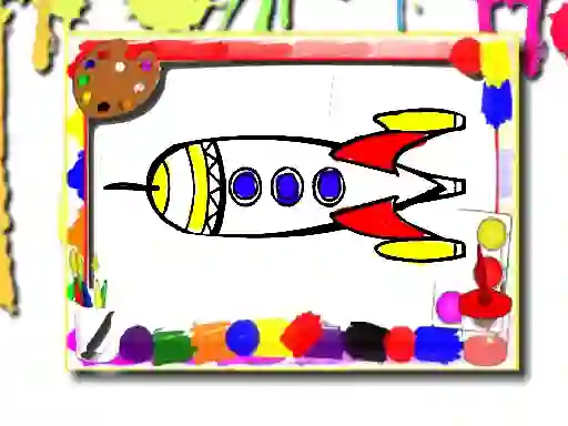 Gra Rockets Coloring Book w Internecie