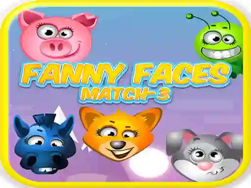 Gra Funny Faces Match-3 w Internecie