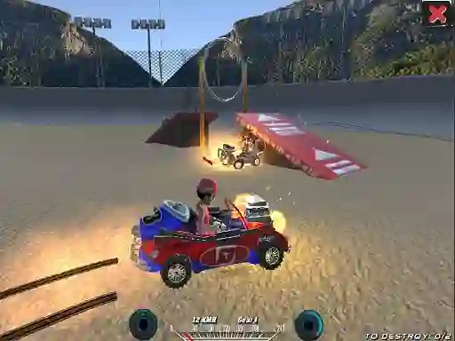 Gra Demolition Cartoon Car Crash Derby w Internecie