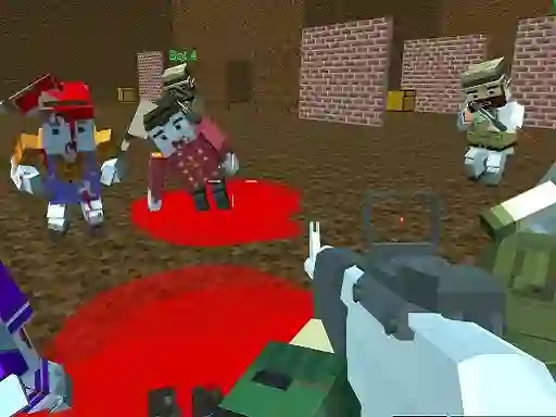 Gra Blocky Warfare The Aweper Zombie w Internecie