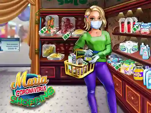 Gra Maria Coronavirus Shopping w Internecie