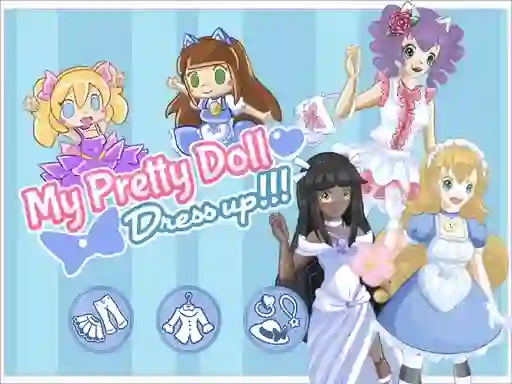 Gra My pretty doll : Dress up w Internecie