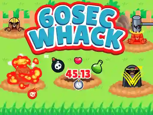 Gra 60 Second Whack w Internecie