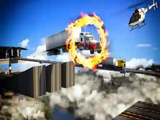 Gra Impossible Truck Driving Stunt Track Parking w Internecie