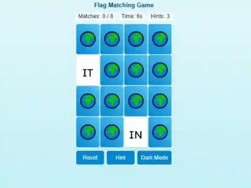 Gra Memory Match Flag Edition w Internecie