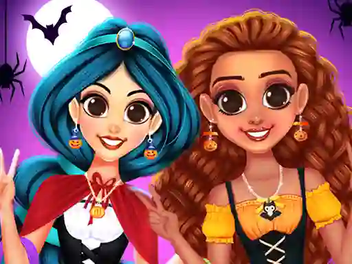 Gra BFFs Happy Halloween Party w Internecie