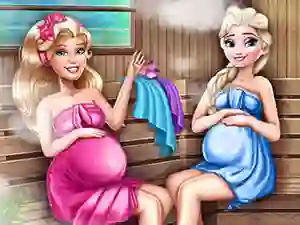 Gra Cute Mommies Pregnant Sauna w Internecie