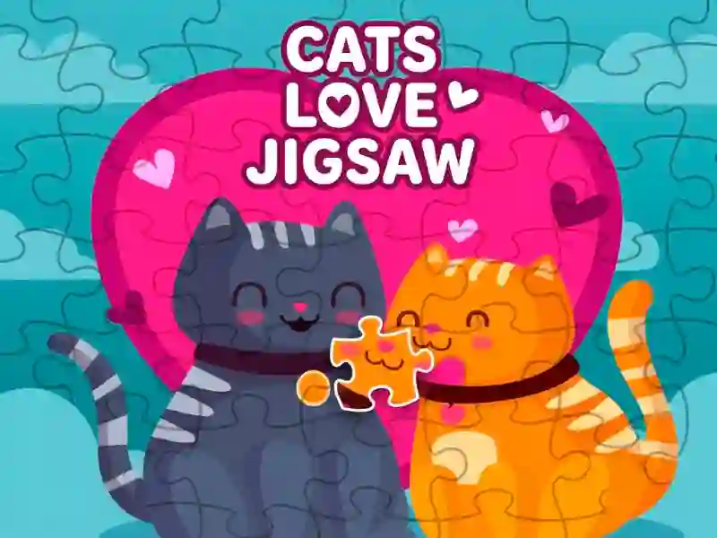 Gra Cats love jigsaw w Internecie