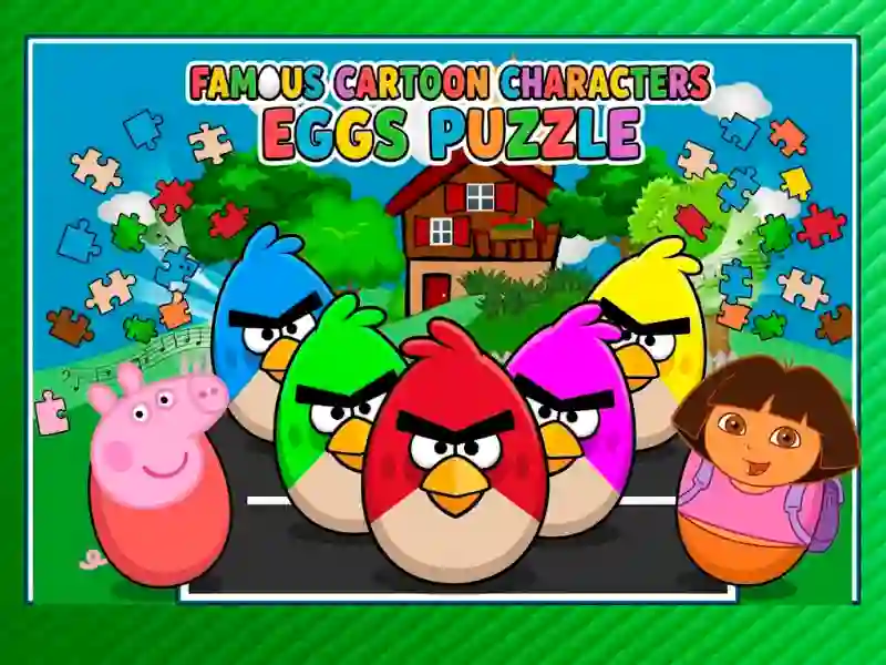 Gra Famous Cartoon Characters Eggs w Internecie