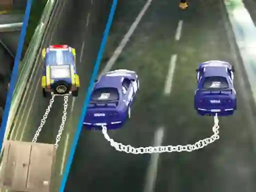 Gra Chained Impossible Driving Police Cars w Internecie