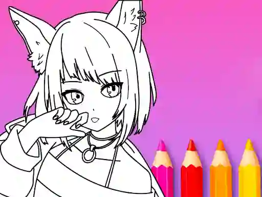 Gra Anime Manga Coloring Book w Internecie