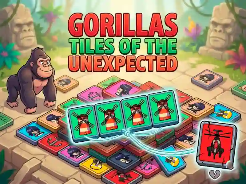 Gra Gorillas Tiles Of The Unexpected w Internecie