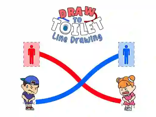 Gra Draw To Toilet Line Drawing w Internecie