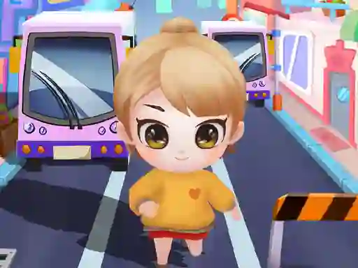 Gra Angry Chibi Run w Internecie