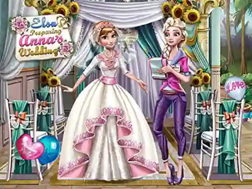 Gra Elsa Preparing Anna's Wedding w Internecie