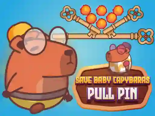 Gra Save Baby Capybaras Pull Pin w Internecie