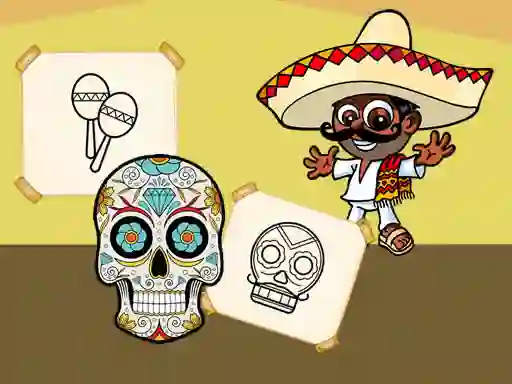 Gra Crazy Mexican Coloring w Internecie