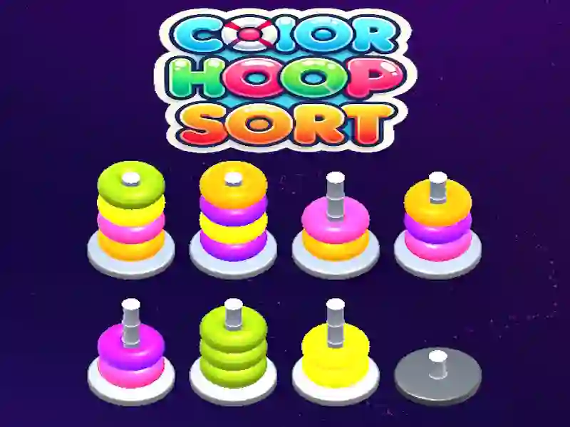 Gra Color Hoop Sort w Internecie