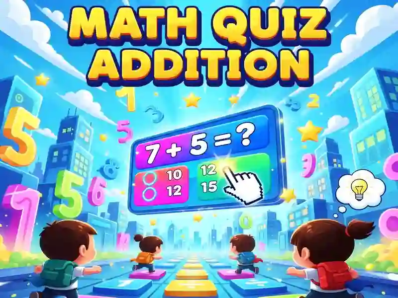Gra Math Quiz Addition w Internecie