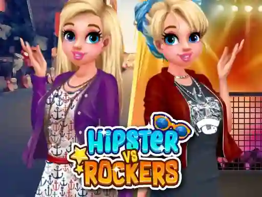 Gra Hipsters vs Rockers w Internecie
