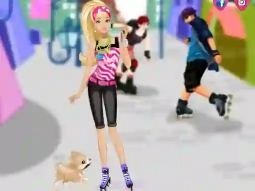 Gra Barbie on roller skates w Internecie