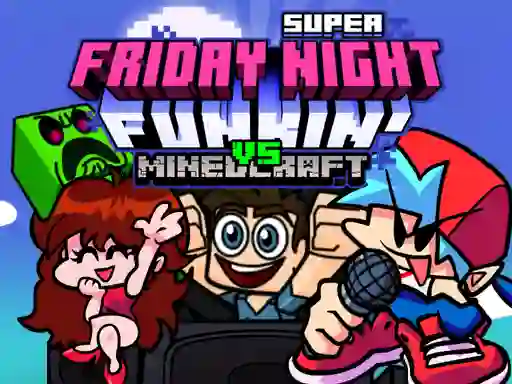 Gra Super Friday Night Funkin Vs Minecraft w Internecie