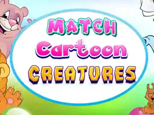 Gra Match Cartoon Creatures w Internecie