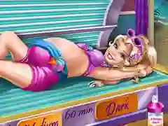 Gra Pregnant Princess Tanning Solarium w Internecie