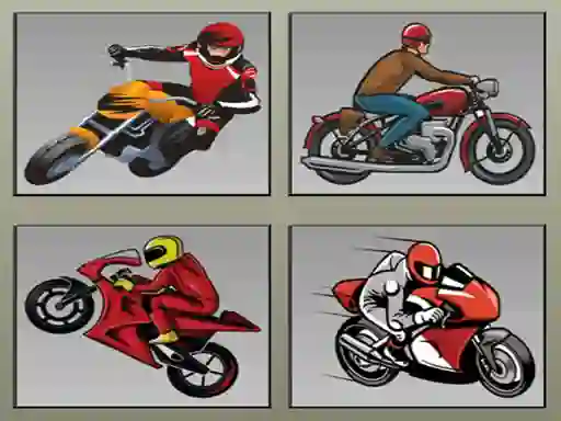 Gra Racing Motorcycles Memory w Internecie