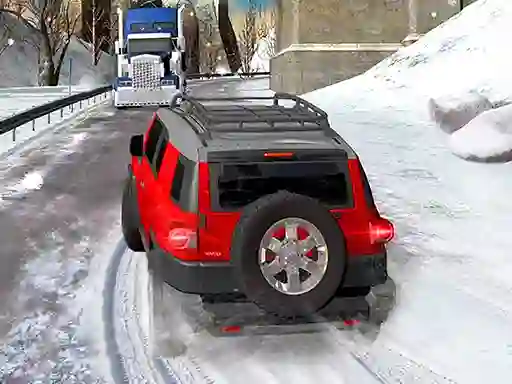 Gra Heavy Jeep Winter Driving w Internecie