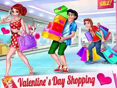 Gra Valentine's Day Shopping w Internecie