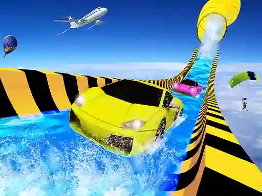 Gra Water Slide Car Racing Adventure 2020 w Internecie