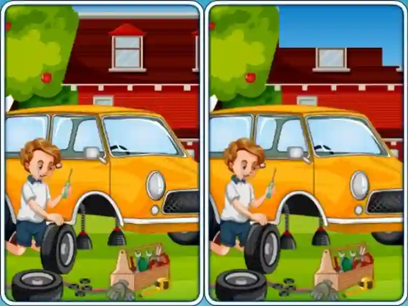 Gra Car Garage Differences w Internecie