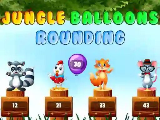 Gra Jungle balloons rounding w Internecie