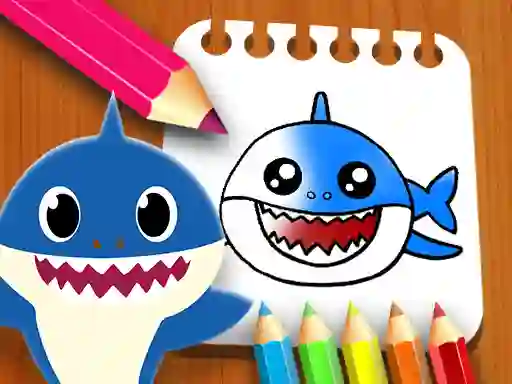 Gra Baby Shark Coloring Book w Internecie