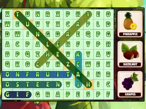 Gra Word Search Fruits w Internecie