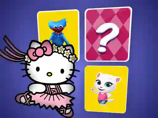 Gra Hello Kitty Memory Card Match w Internecie