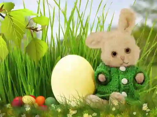 Gra Easter 2020 Puzzle w Internecie