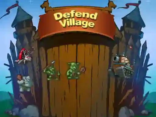 Gra Defend Village w Internecie