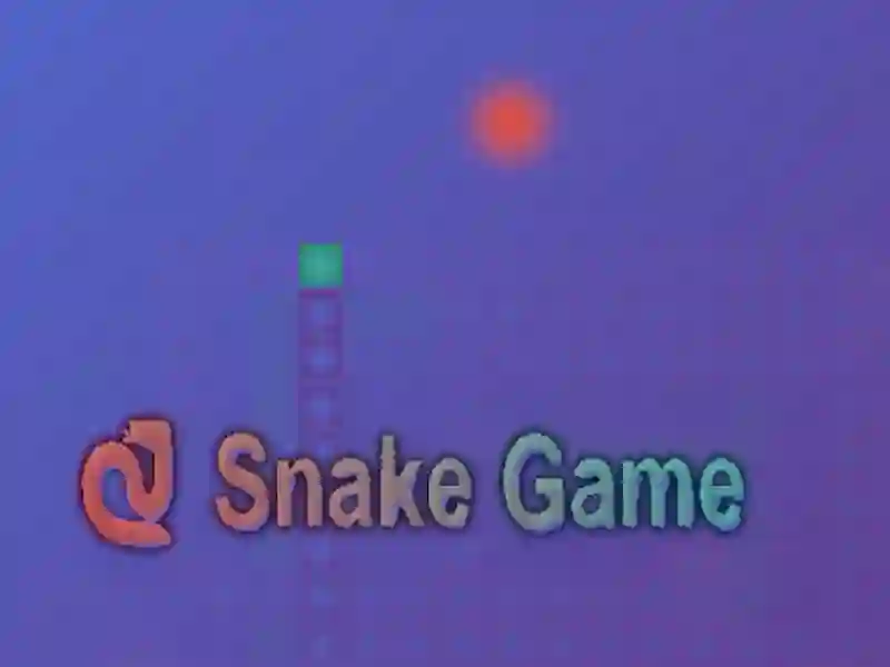 Gra Snake game w Internecie