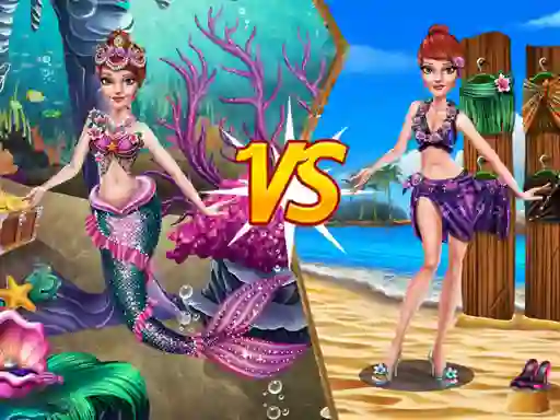Gra Mermaid vs Princess Outfit w Internecie
