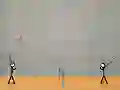 Gra Stick Figure Badminton w Internecie
