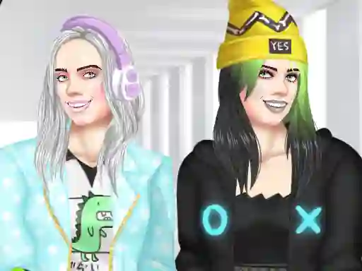 Gra Billie Eilish Makeover w Internecie