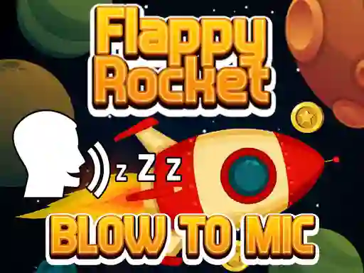 Gra Flappy Rocket With Blowing w Internecie