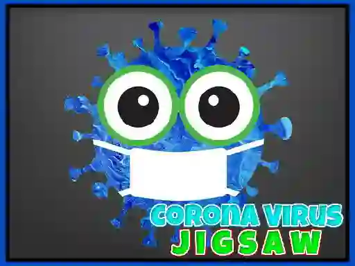 Gra Corona virus jigsaw w Internecie