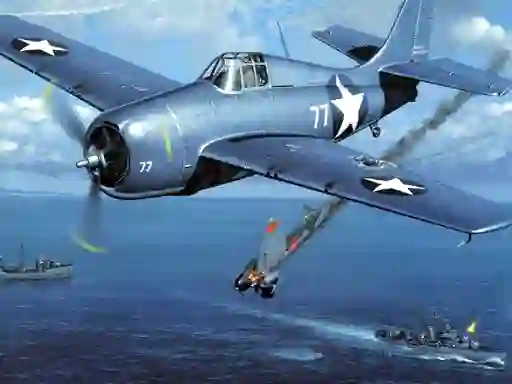 Gra Aviation Art Air Combat Puzzle w Internecie