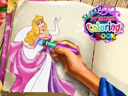Gra Sleepy Princess Coloring Book w Internecie